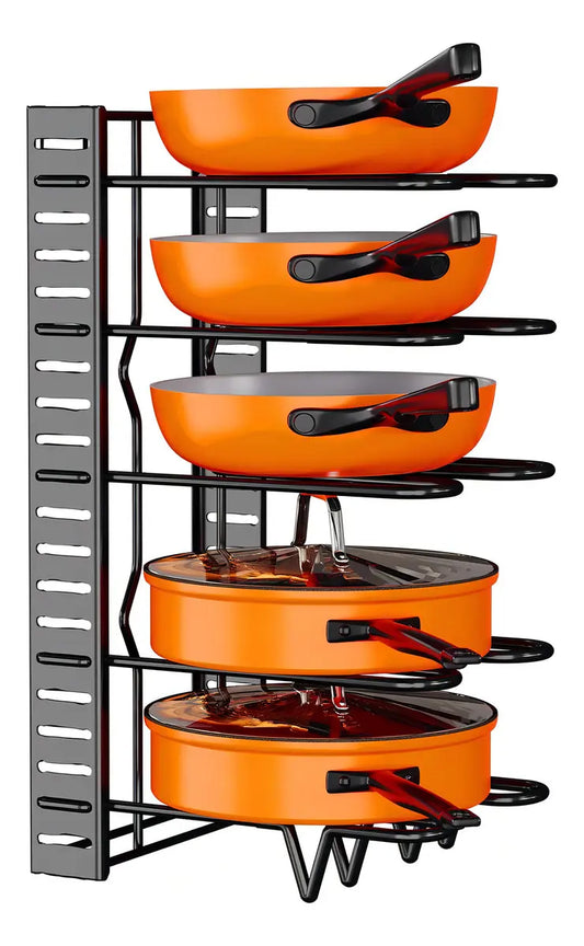 ORGANIZADOR PARA SARTENES Y OLLAS CON 8 NIVELES