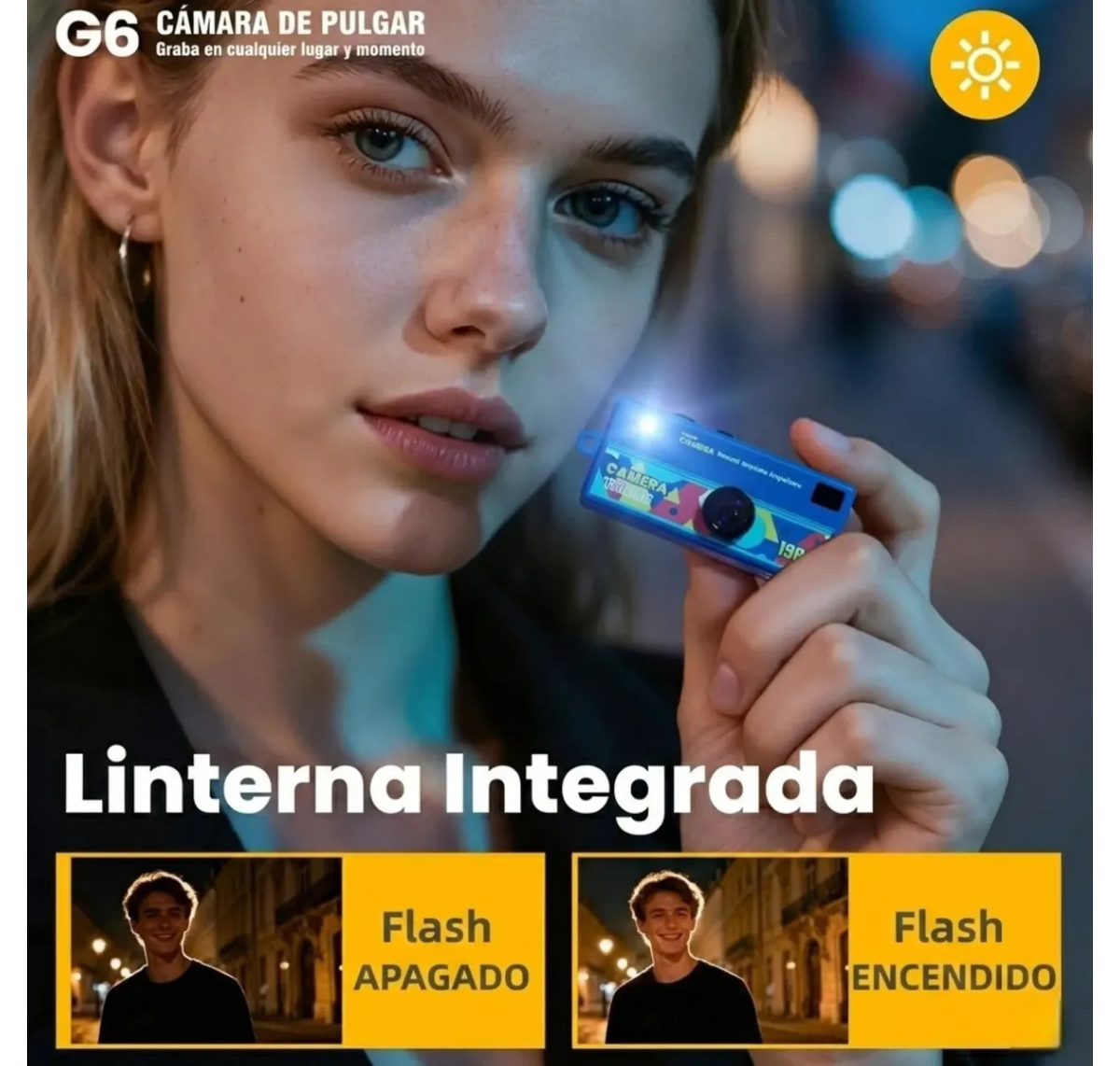 MINI CÁMARA DIGITAL INFANTIL LLAVERO RETRO MINIATURA WIFI