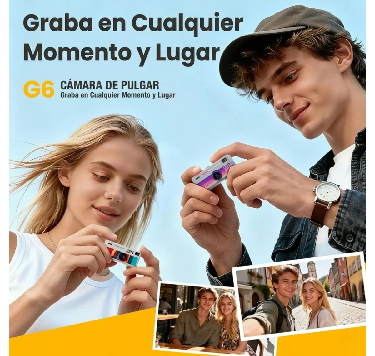 MINI CÁMARA DIGITAL INFANTIL LLAVERO RETRO MINIATURA WIFI