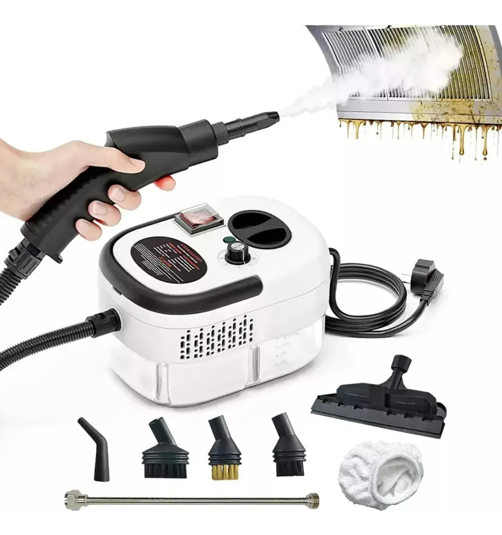 LIMPIADOR A VAPOR PORTÁTIL 2500W MULTIFUNCIONAL 1.2L BLANCO