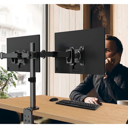 SOPORTE DE MONITOR  GAMER ARTICULADO DOBLE 10" A 27"