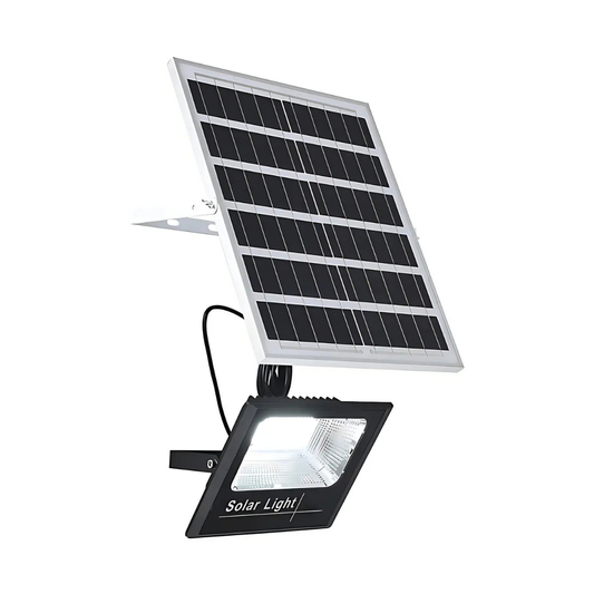 FOCO SOLAR LED 500W CON PANEL Y CONTROL REMOTO PARA EXTERIORES