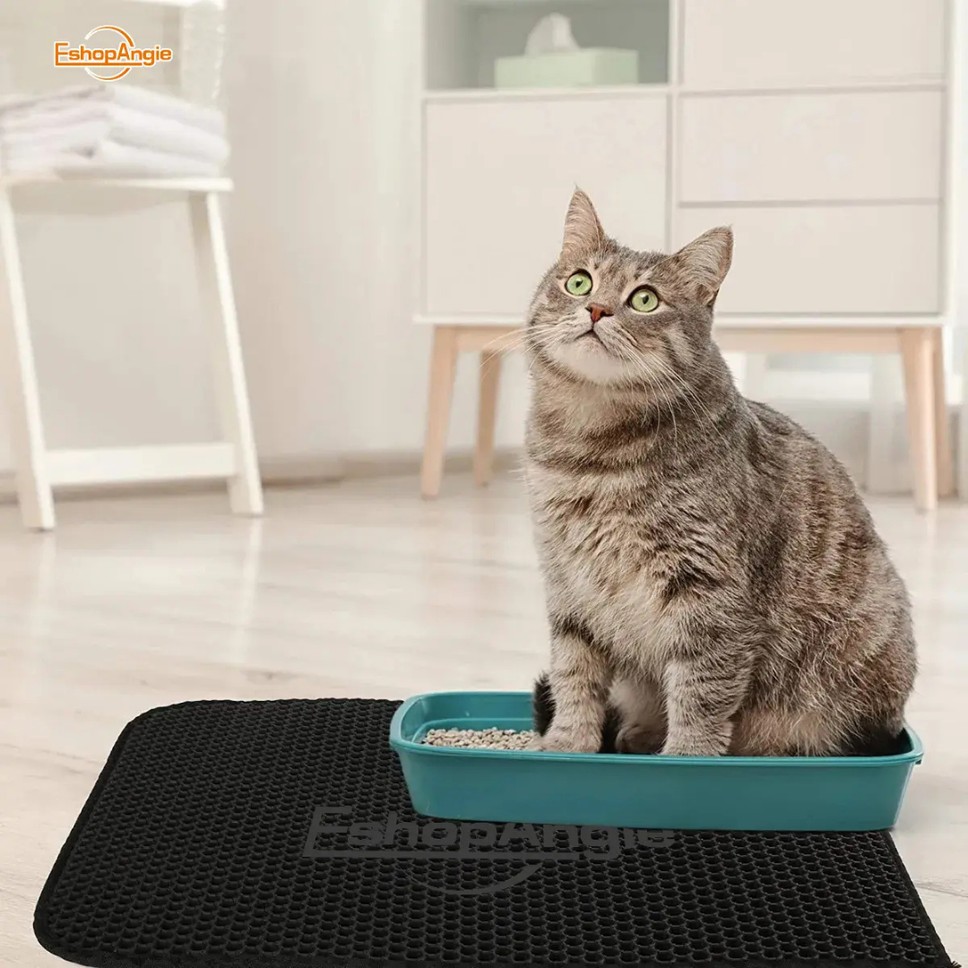 ALFOMBRA ATRAPA ARENA PARA GATOS - TAPETE ARENERO MASCOTAS