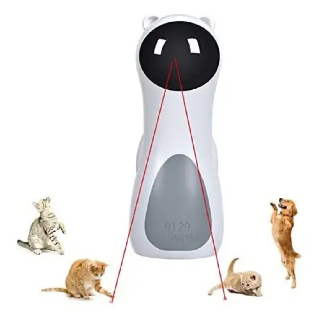 JUGUETE LÁSER PARA GATOS LUIVNSK MODELO 9129 PUNTERO AUTOMÁTICO