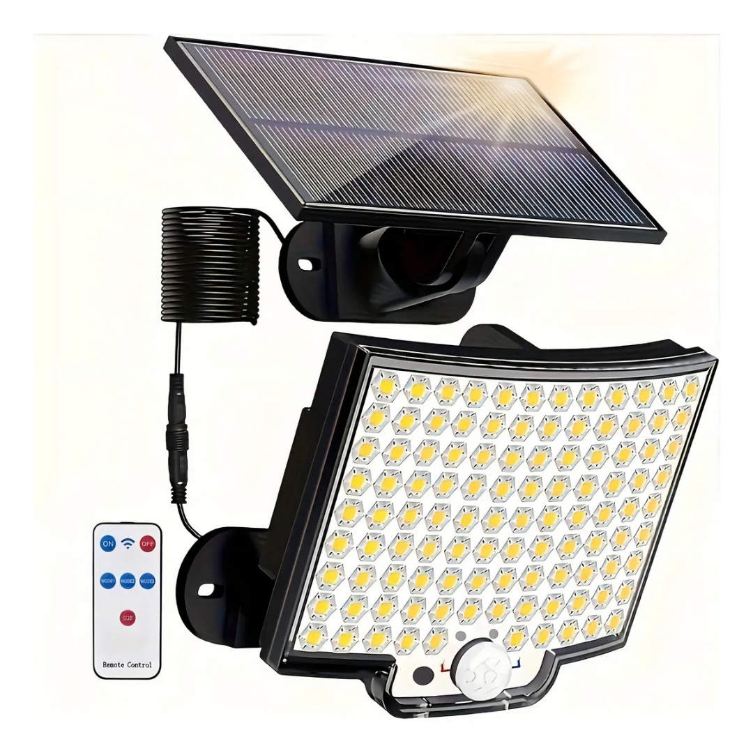 LÁMPARA LED SOLAR CON SENSOR DE MOVIMIENTO