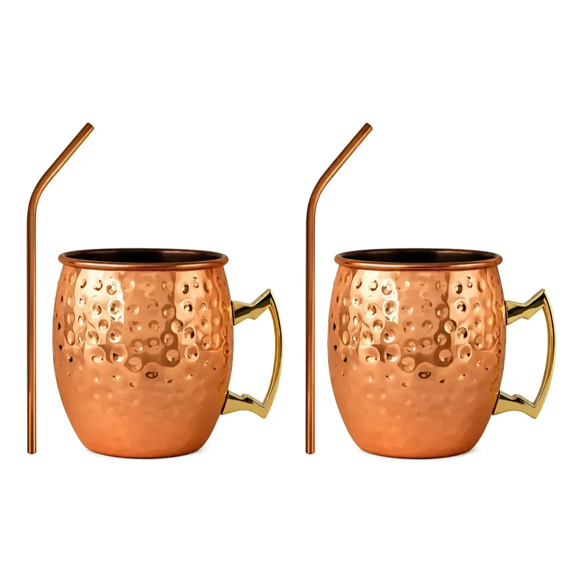 SET 2 VASOS COBRE CUINER MOSCOW MULE 500 ML PARA CÓCTEL