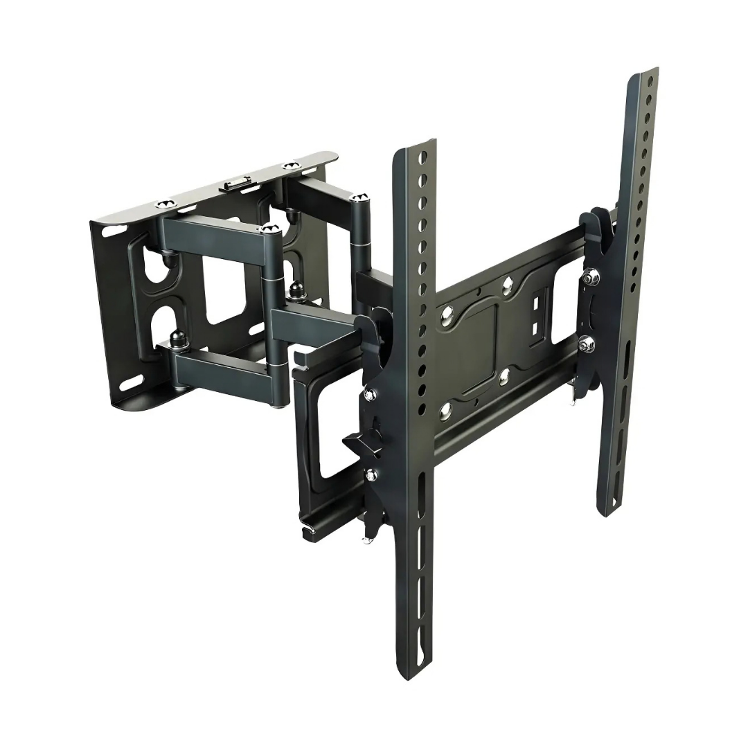 SOPORTE TV MÓVIL DOBLE BRAZO 32" A 70" COLOR NEGRO