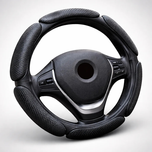 CUBRE VOLANTE UNIVERSAL ANTIDESLIZANTE 35-38 CM - MÁXIMO CONFORT Y CONTROL AL CONDUCIR