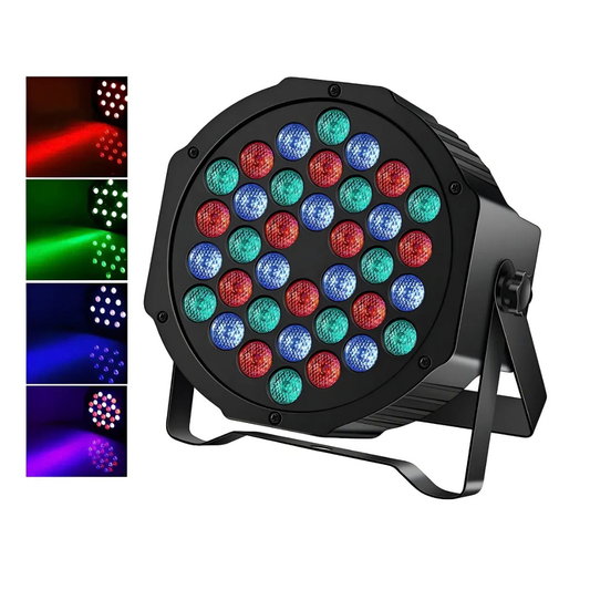 FOCO FIESTA 36 LED RGB DMX AUDIORRÍTMICO CARRETE