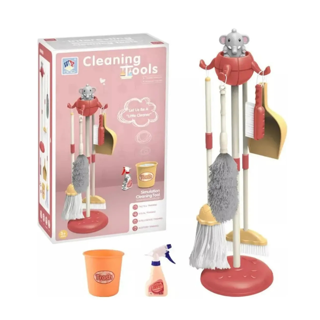 SET DE ASEO JUEGO DE LIMPIEZA JUGUETE DIDÁCTICO PARA NIÑOS CON ACCESORIOS.