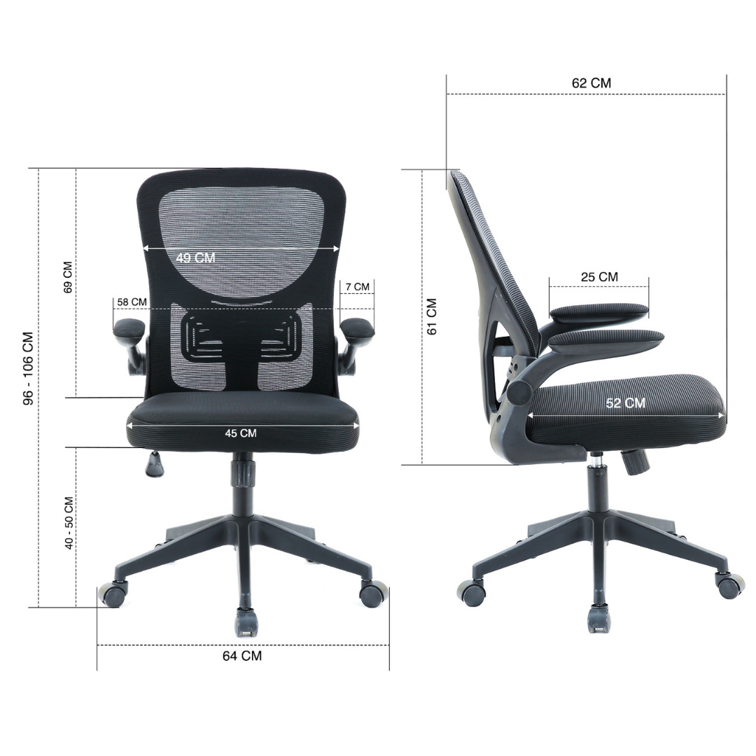 SILLA ERGONÓMICA PREMIUM RESPALDO ALTO - MÁXIMO CONFORT PARA OFICINA Y HOME OFFICE