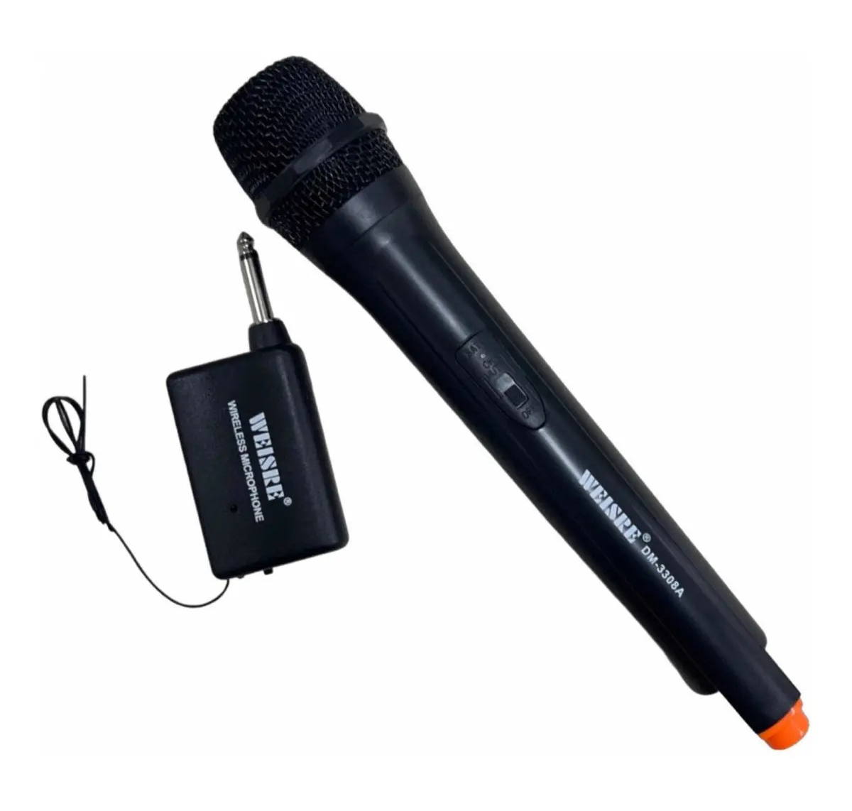 MICRÓFONO INALÁMBRICO WEISRE DM-3308A NEGRO