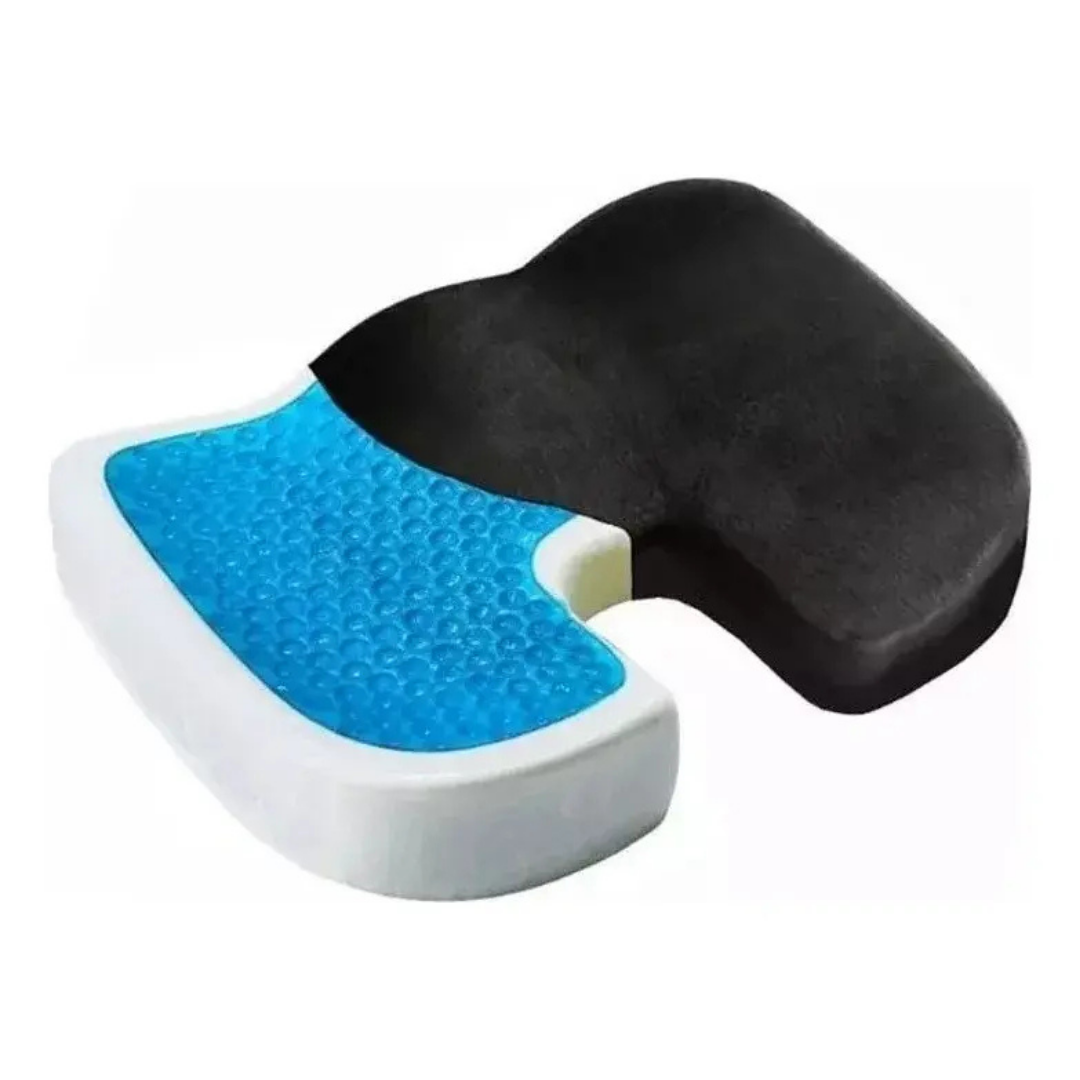 COJÍN ORTOPÉDICO PREMIUM COXIS ERGONÓMICO MEMORY FOAM + GEL