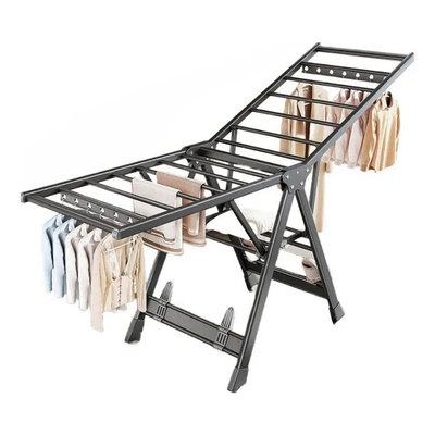 TENDEDERO COLGADOR DE ROPA PLEGABLE DE ACERO 160 CM
