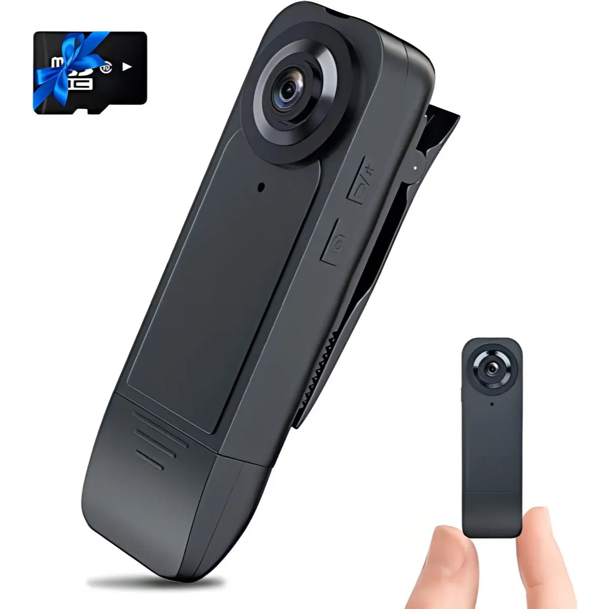 MINI CÁMARA DE CUERPO BRATHIRD 32GB FULL HD 1080P-COMPACTA Y PORTÁTIL