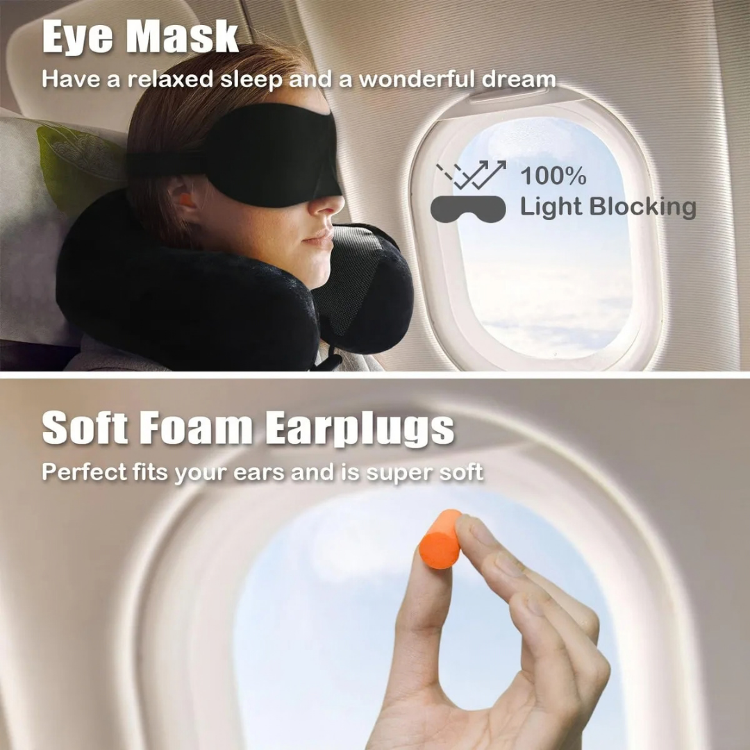 ALMOHADA DE VIAJE ERGONÓMICA PREMIUM