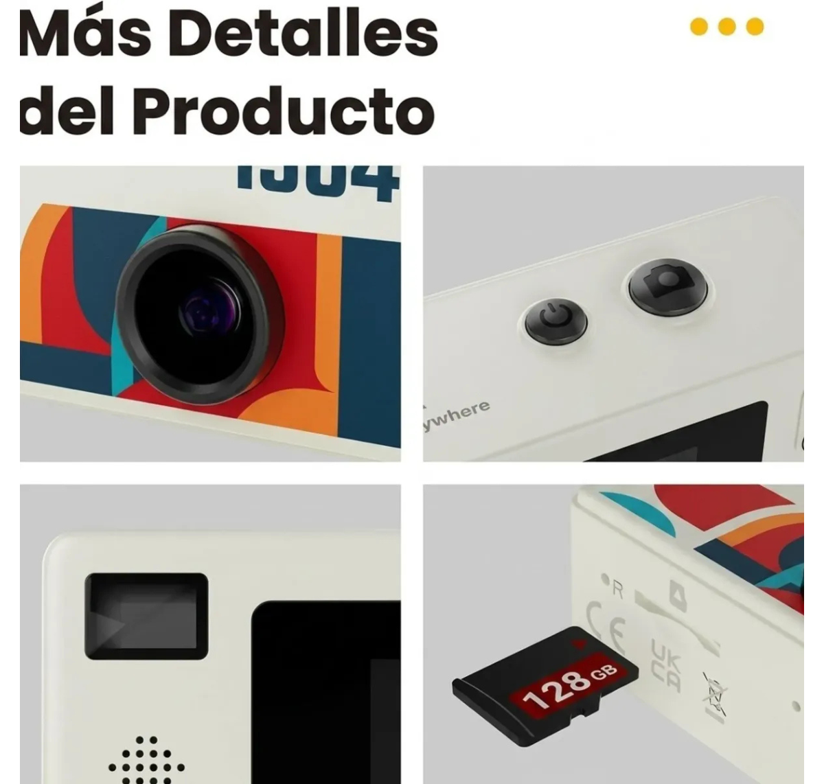 MINI CÁMARA DIGITAL INFANTIL LLAVERO RETRO MINIATURA WIFI
