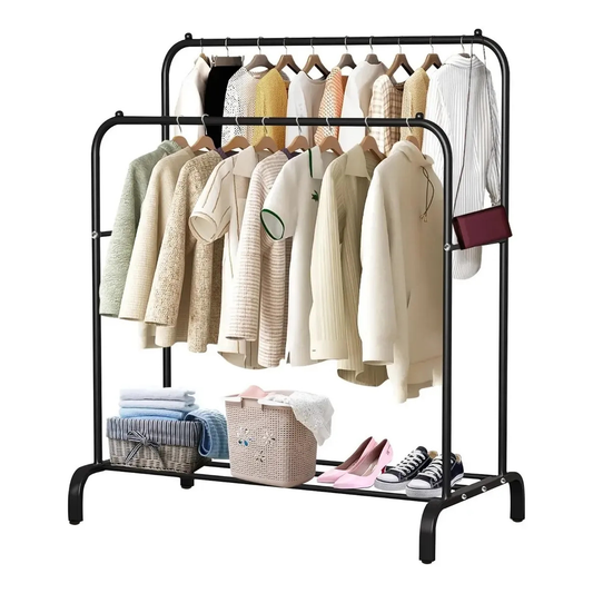 PERCHERO COLGADOR TENDEDERO ORGANIZADOR DE ROPA DOBLE