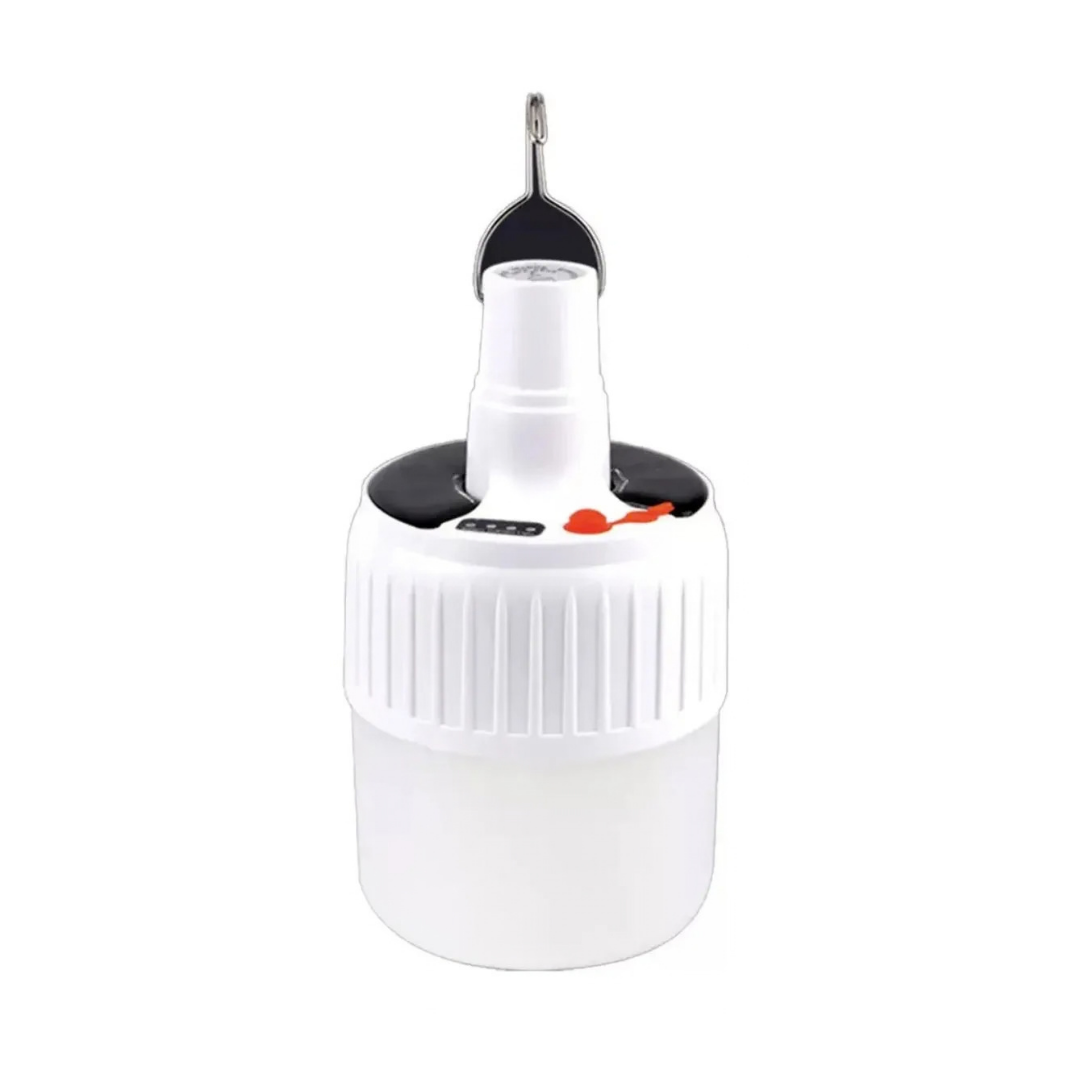 AMPOLLETA LED SOLAR RECARGABLE DE EMERGENCIA 800 lm - ILUMINACIÓN PARA CAMPING Y CORTES DE ENERGÍA