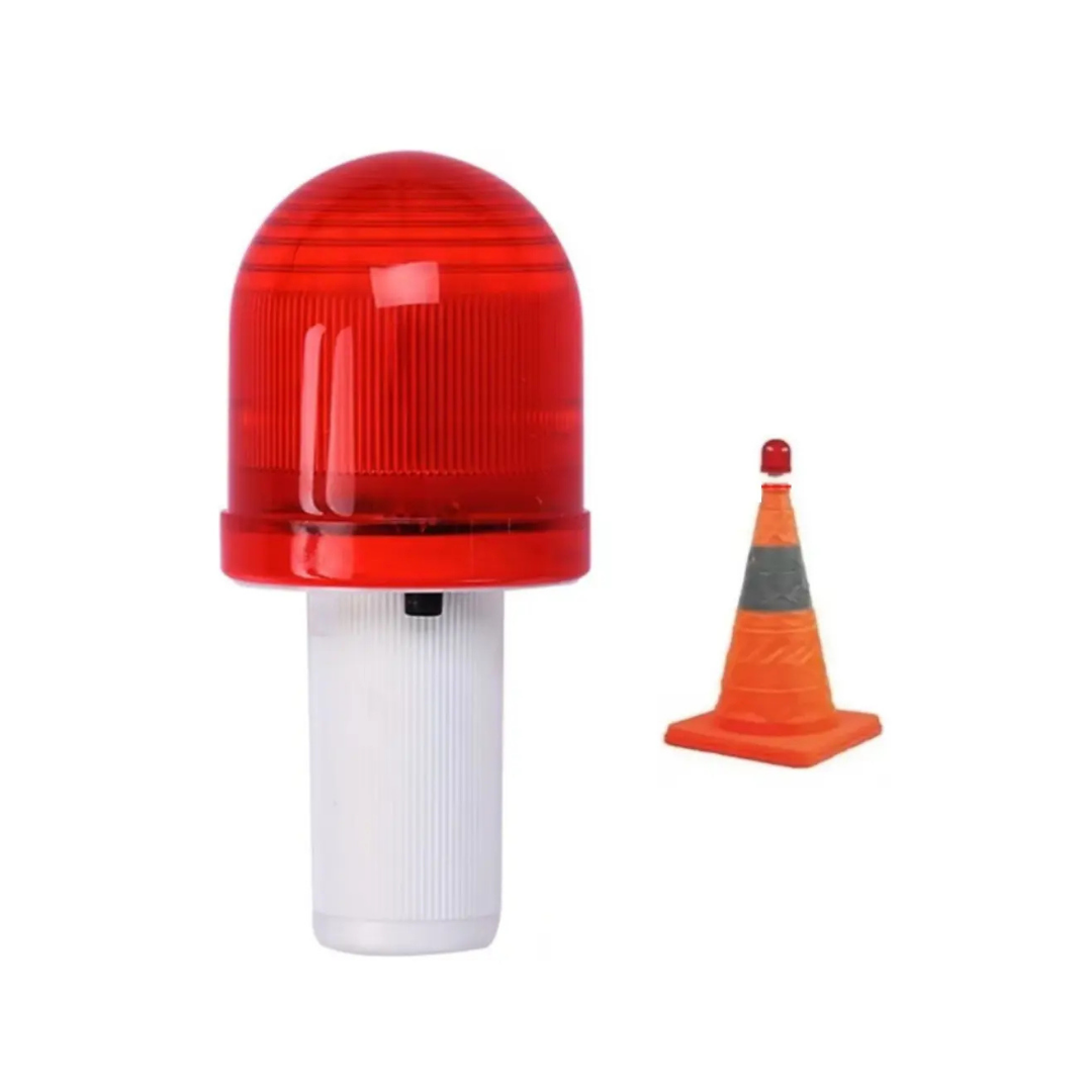 LUZ LED DE EMERGENCIA PARA CONO DE SEGURIDAD CON 2 BATERÍAS