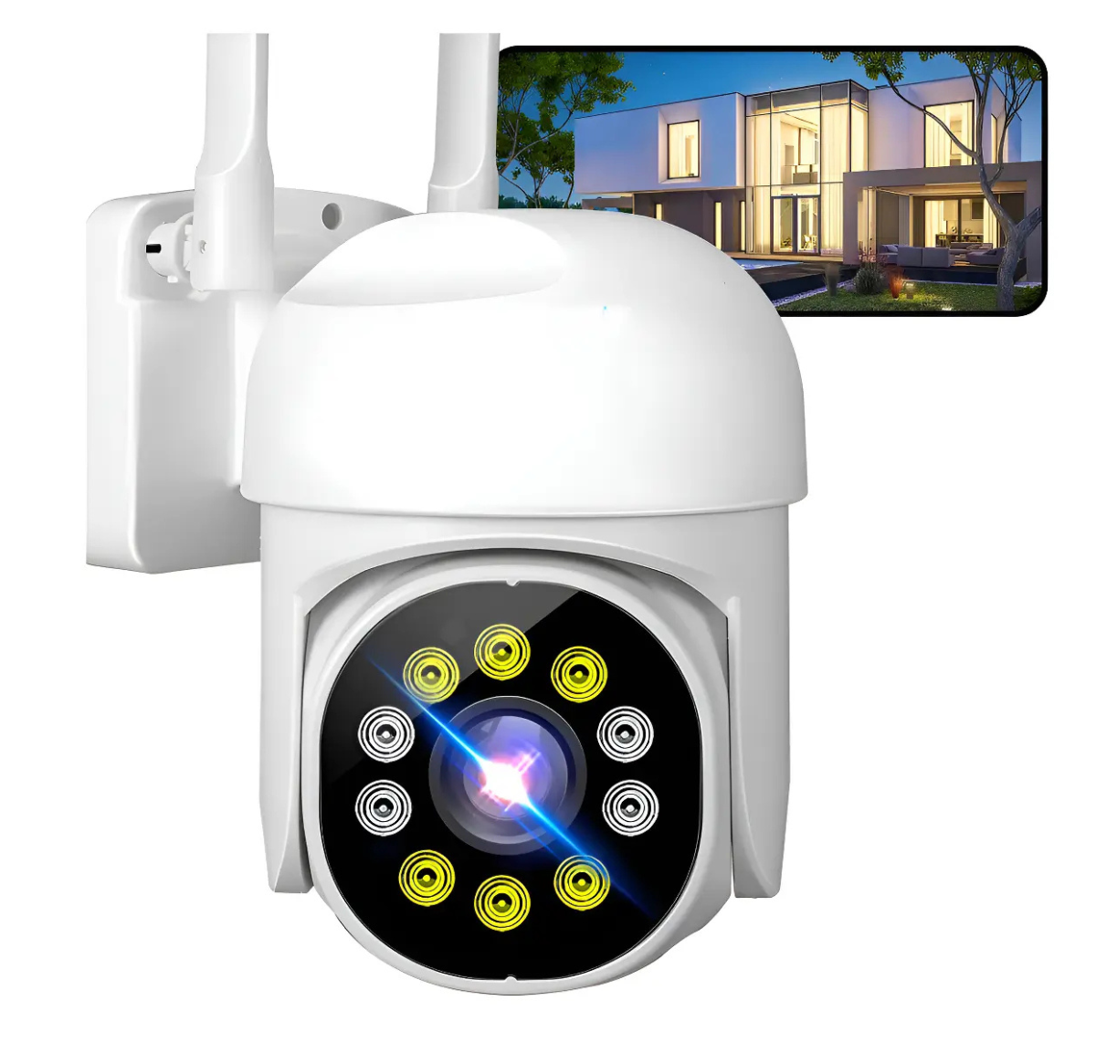 CÁMARA DE SEGURIDAD WIFI HD 1080P EXTERIOR IMPERMEABLE