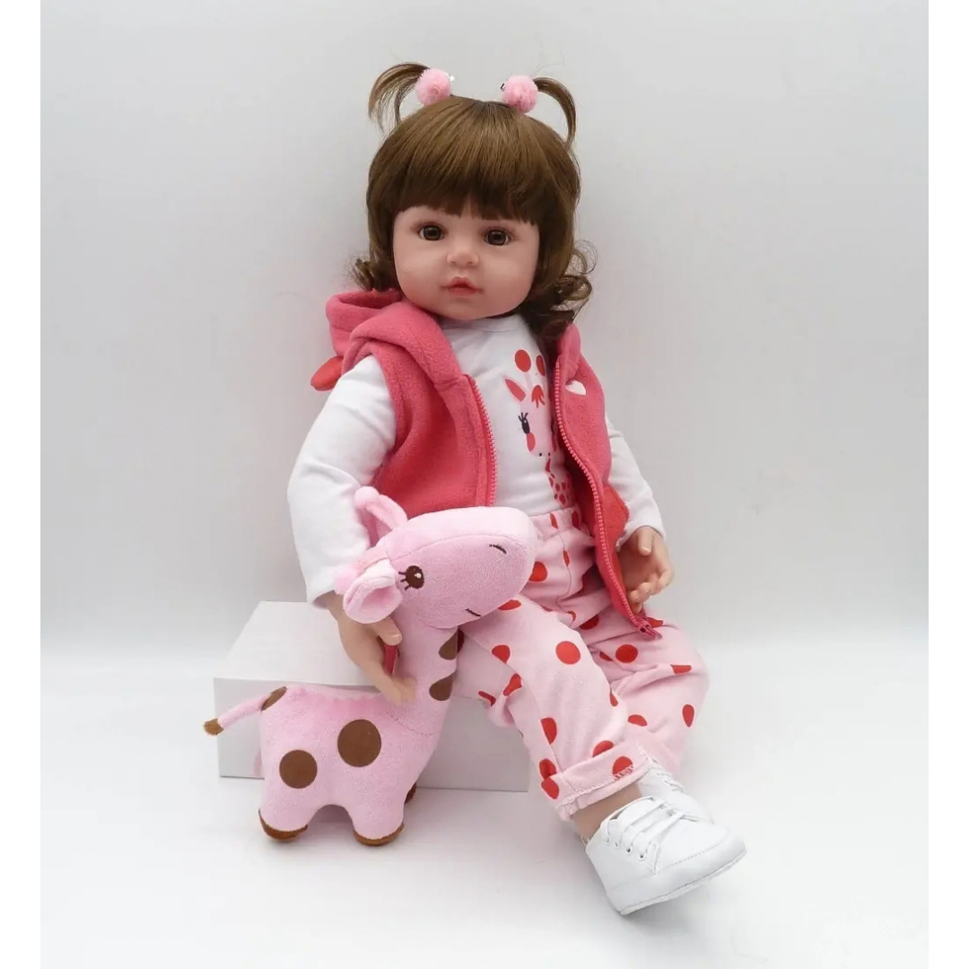 MUÑECA SILICONA 45CM BELLA REALISTA BEBÉ REBORN
