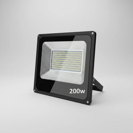 FOCO REFLECTOR LED 200W EXTERIOR ALTA POTENCIA LUZ BLANCA FRÍA