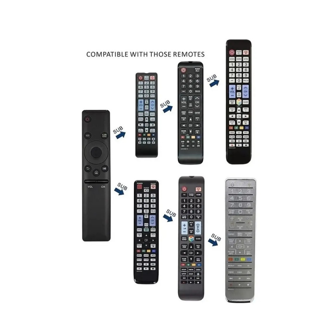 CONTROL REMOTO GENÉRICO COMPATIBLE PARA SAMSUNG SMART TV UHD 4K