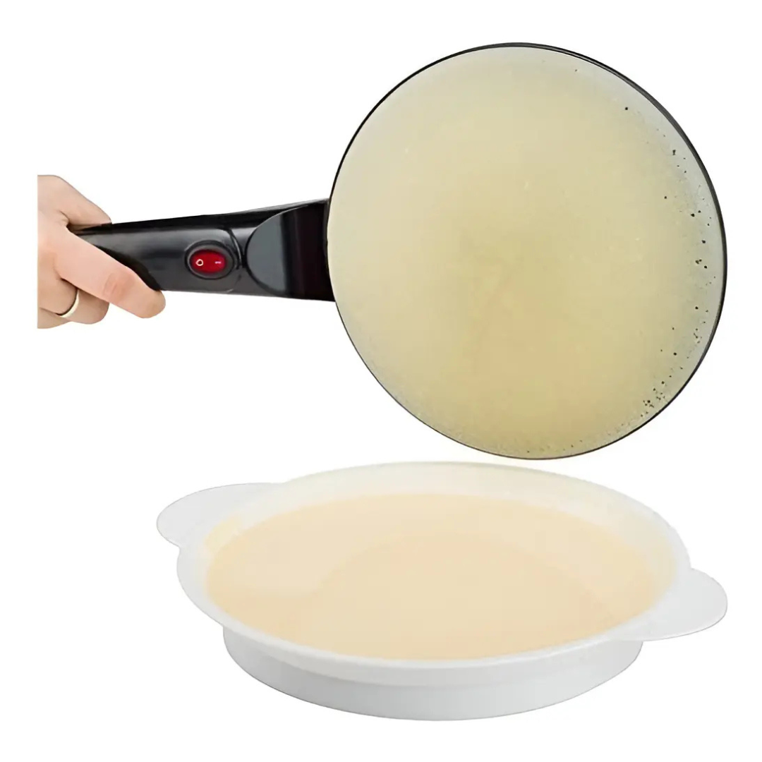 PANQUEQUERA ELÉCTRICA ANTIADHERENTE 20 CM PARA CREPES, PANQUEQUES Y TORTILLAS