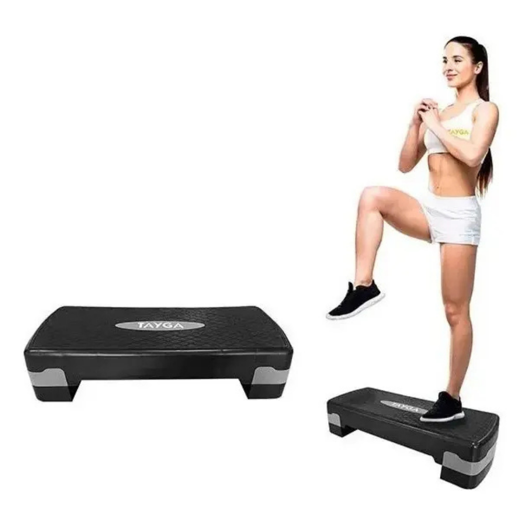 STEP AERÓBICO FITNESS 2 NIVELES ANTIDESLIZANTE