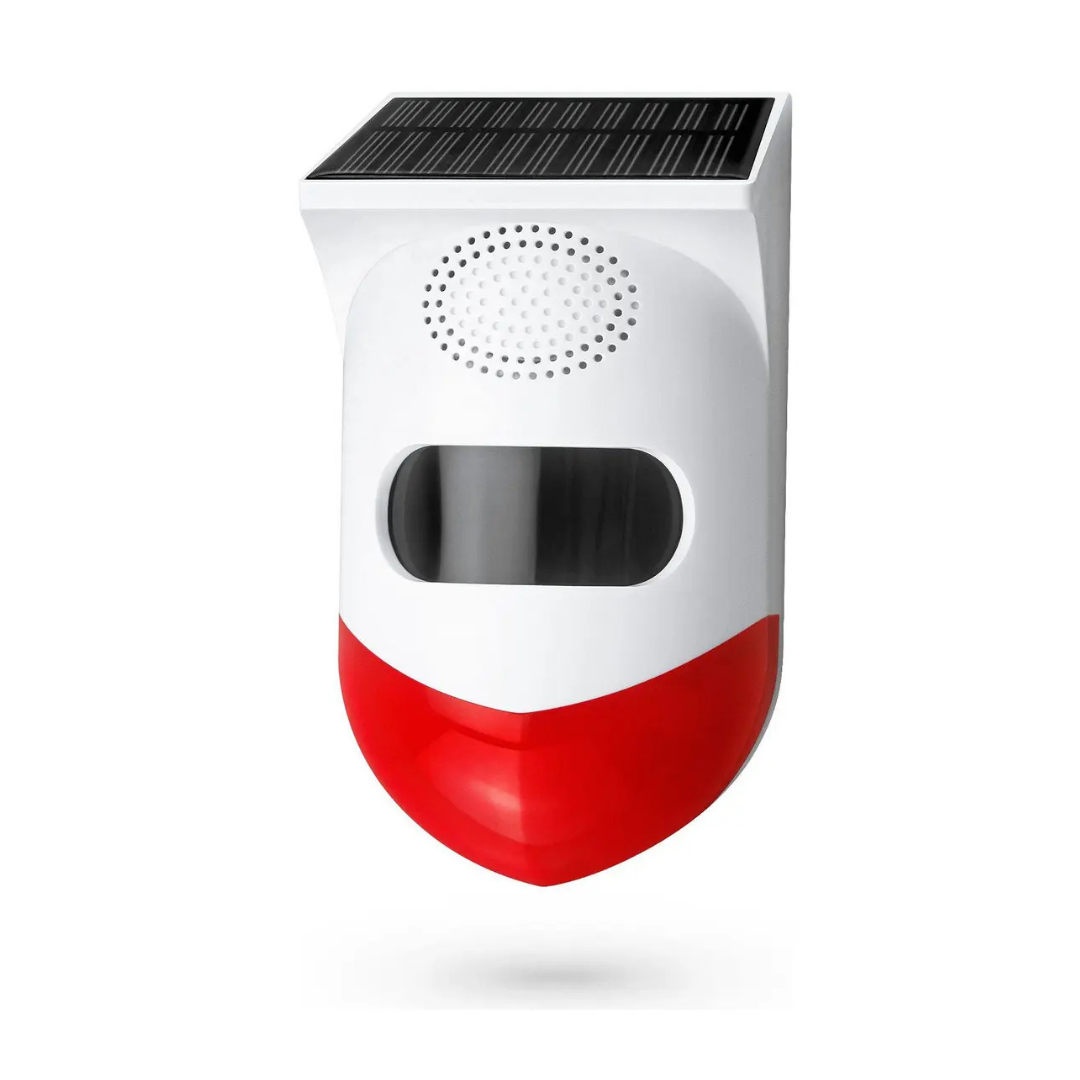 SENSOR DE MOVIMIENTO TUYA CT80WR SOLAR WIFI INALÁMBRICO CON ALARMA SONORA