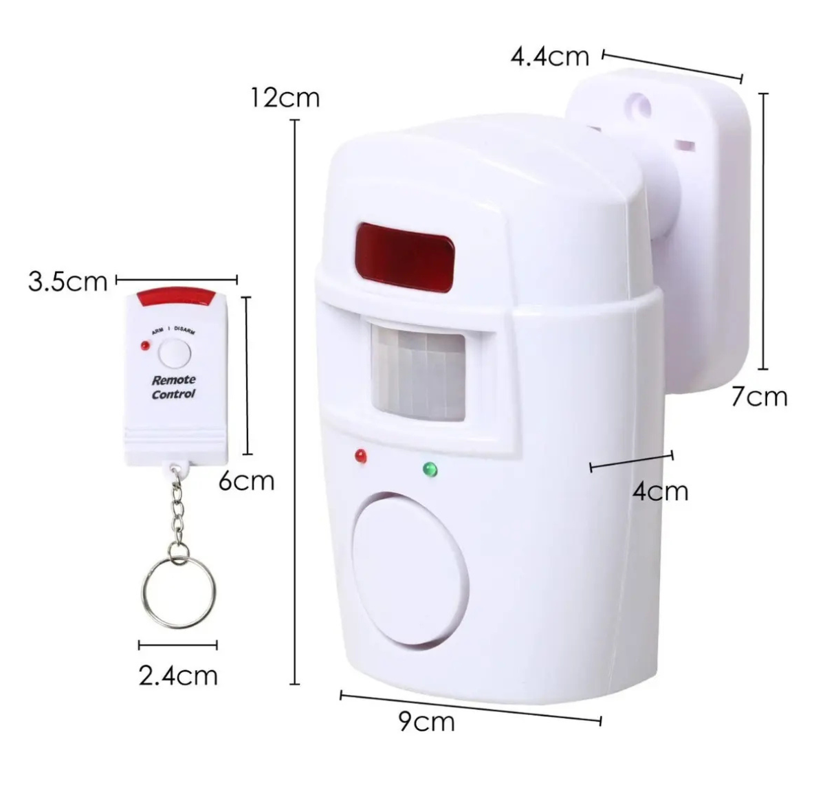 ALARMA INALÁMBRICA CON SENSOR DE MOVIMIENTO Y CONTROL REMOTO