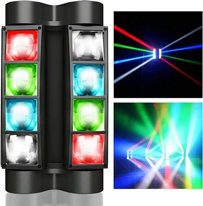Luces Cabeza Movil Profesional Spider Led Rgbw Dmx Fiesta