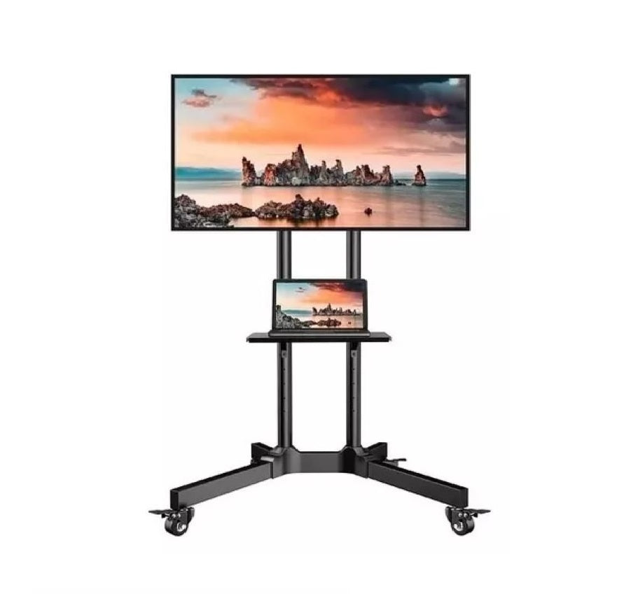 Soporte De Pie Con Ruedas Pantalla Plana Tv Led Lcd 32 70