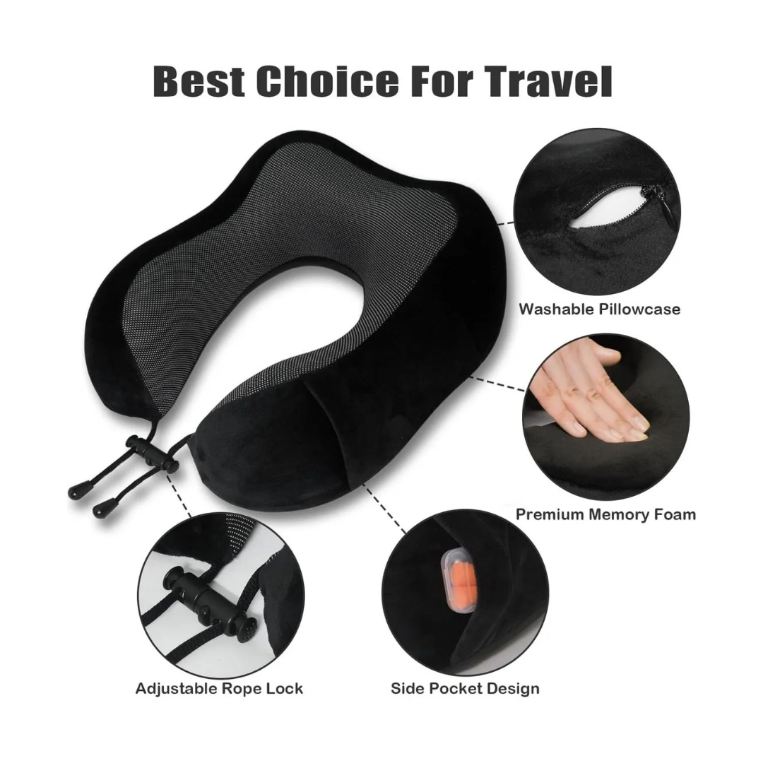 ALMOHADA DE VIAJE ERGONÓMICA PREMIUM