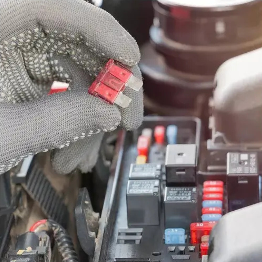 KIT FUSIBLES 300 UNIDADES ELÉCTRICOS 12V PARA AUTOS Y MOTOS + PINZA
