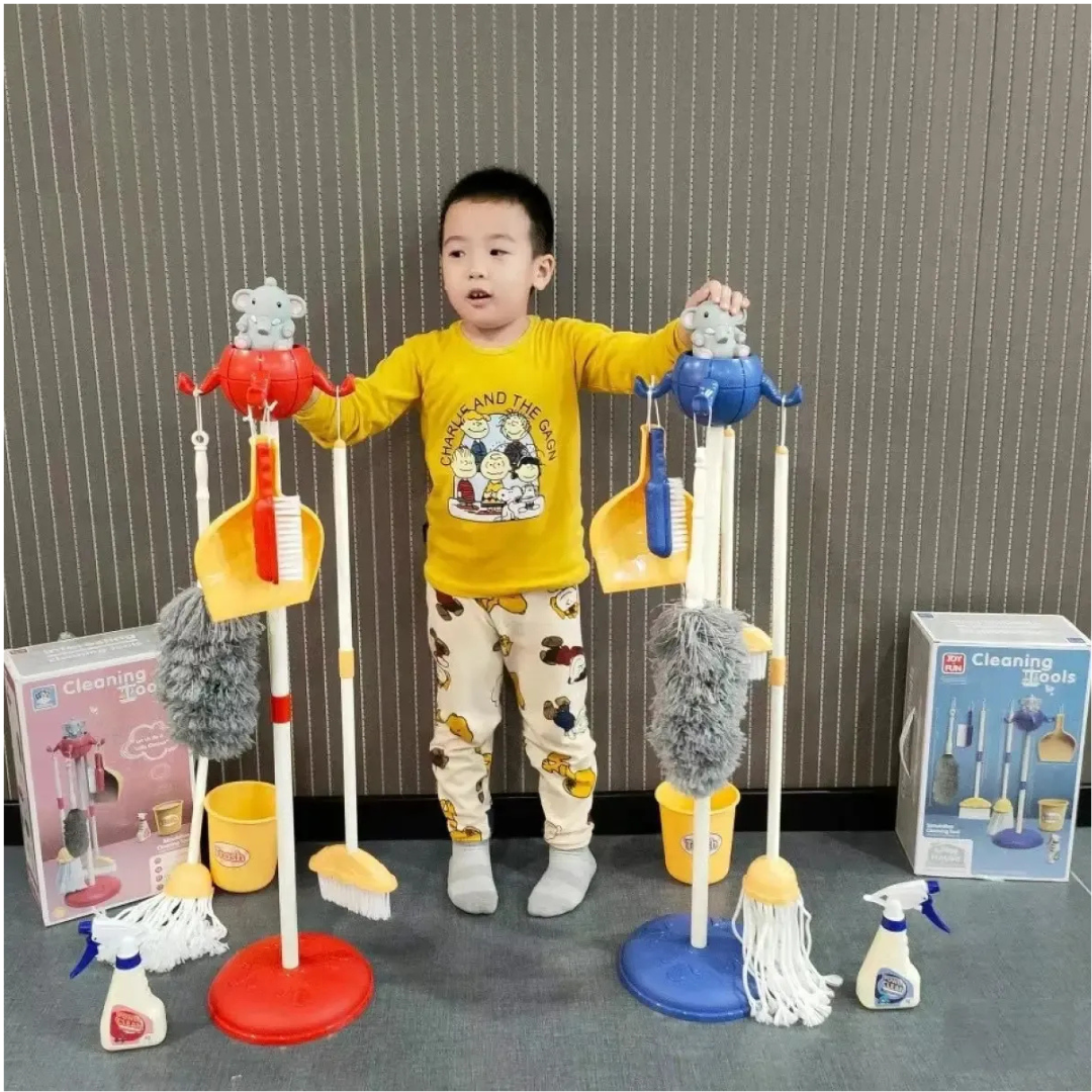 SET DE ASEO JUEGO DE LIMPIEZA JUGUETE DIDÁCTICO PARA NIÑOS CON ACCESORIOS.