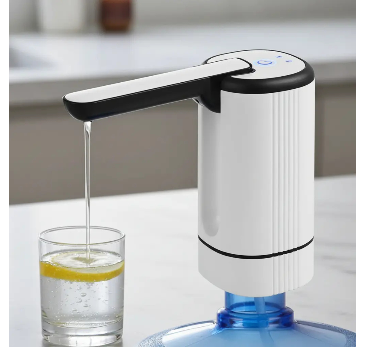 DISPENSADOR DE AGUA ALÉCTRICO PLEGABLE USB PARA BIDÓN