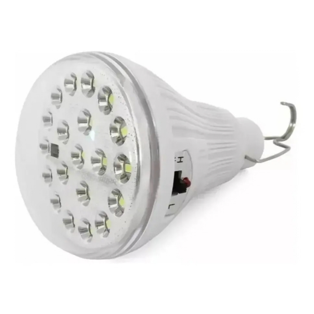 KIT AMPOLLETAS LED CAMPING SOLAR 10W CON PANEL SOLAR - AUTONOMÍA HASTA 7 HORAS ( PACK X2)