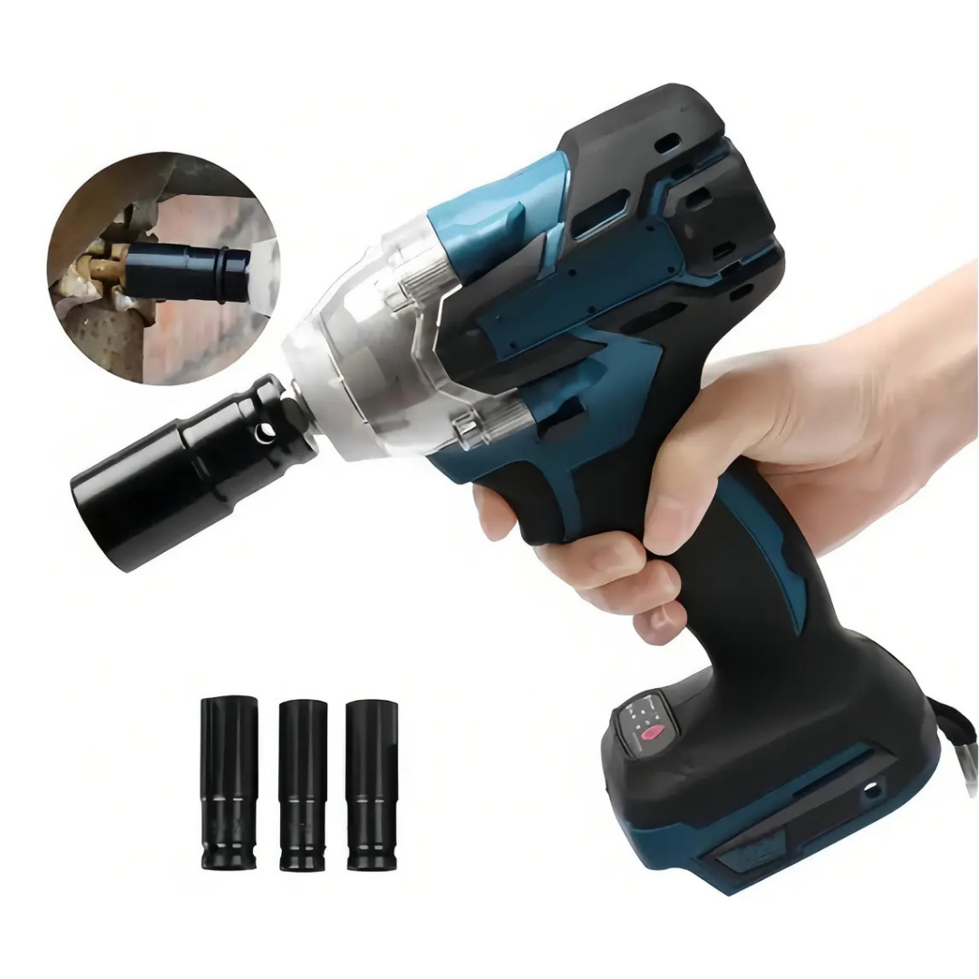 SET DE 10 DADOS DE IMPACTO 1/2" ACERO AL CARBÓN 8-17 MM CON ESTUCHE