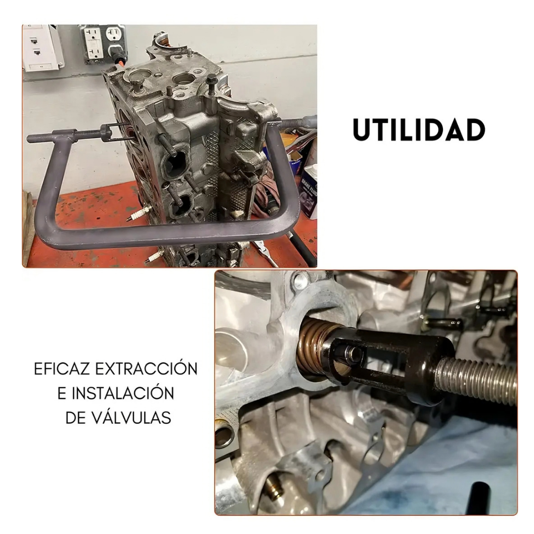 KIT EXTRACTOR DE VÁLVULAS AUTOMOTRIZ UNIVERSAL 10 PIEZAS