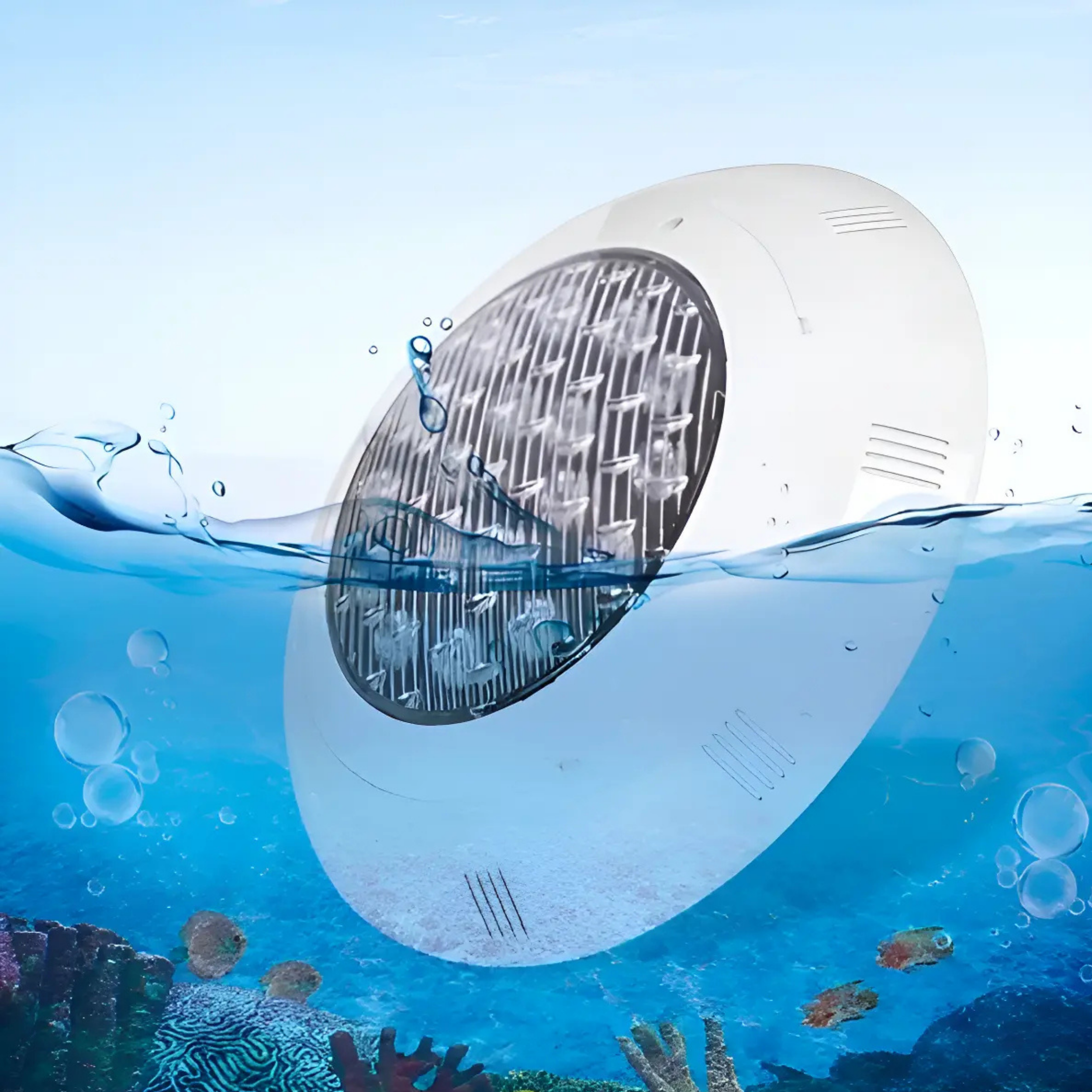 FOCO LED PISCINA MULTICOLOR RGB 18W + CONTROL REMOTO