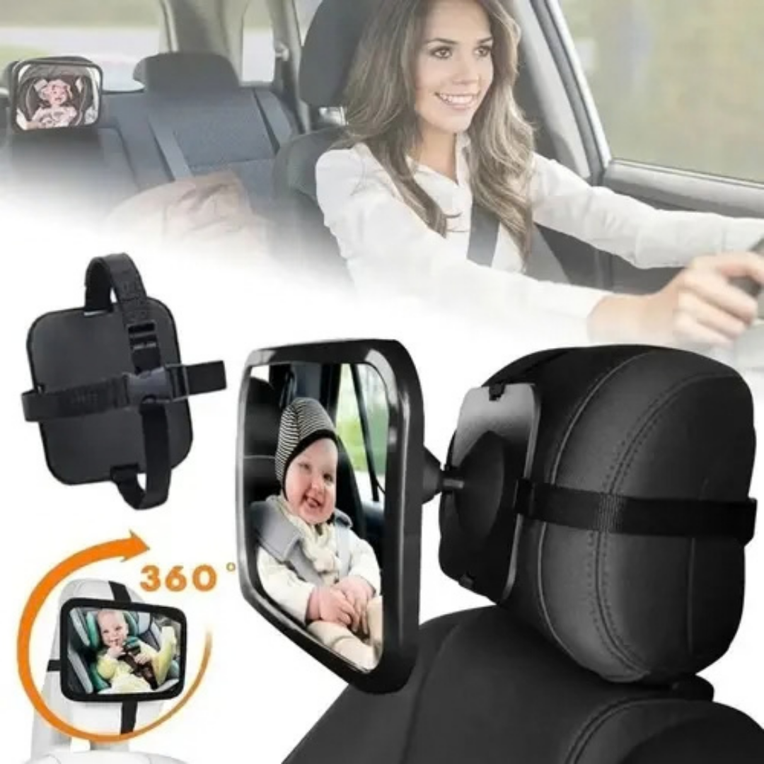 ESPEJO RETROVISOR DE AUTO PARA SEGURIDAD DE NIÑOS