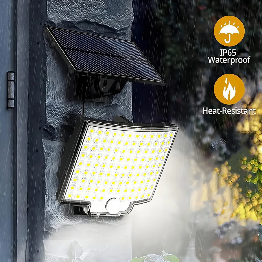 LÁMPARA LED SOLAR CON SENSOR DE MOVIMIENTO