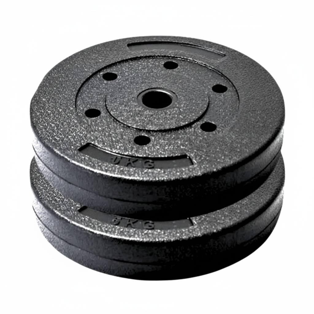 SET 2 DISCOS PVC PREOLÍMPICOS 10 KG C/U - TOTAL 20 KG