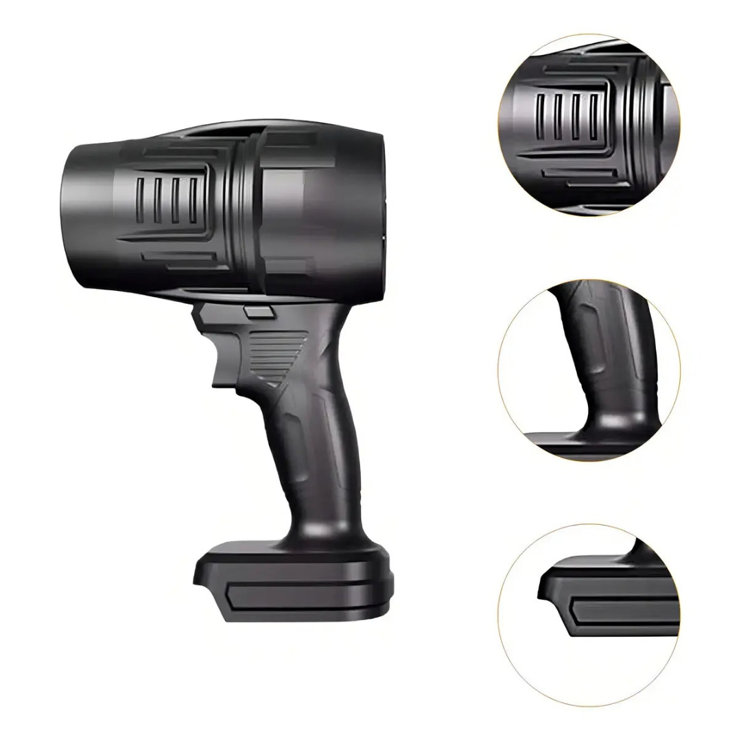 SOPLADOR PROFESIONAL DE POLVO TURBINA INALÁMBRICO 1050W -NEGRO