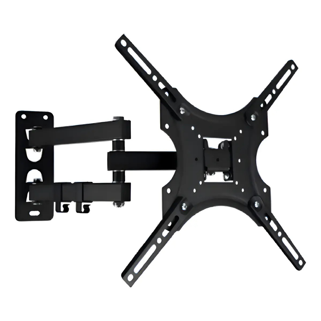 SOPORTE DE TV CON BRAZO ARTICULADO 14" A 55" COLOR NEGRO