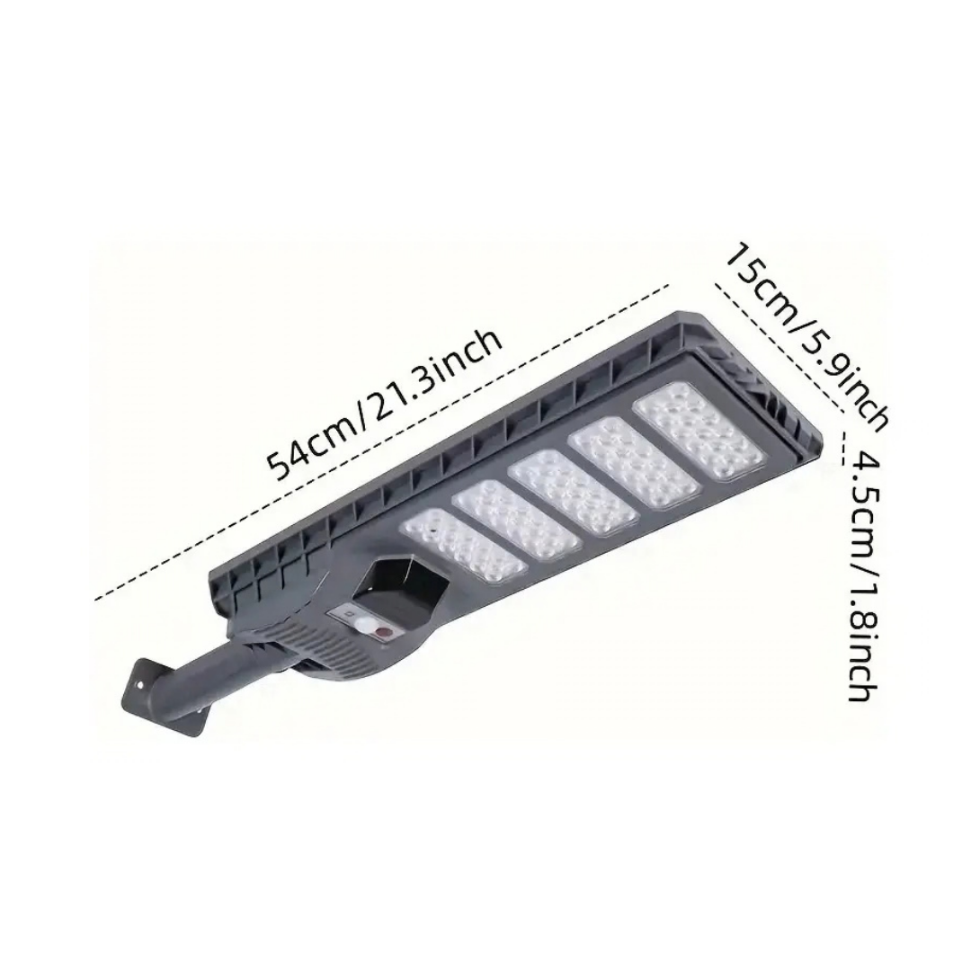 PACK 2 FOCOS SOLARES 500W RECARGABLES IP65 CON SENSOR DE MOVIMIENTO Y CONTROL REMOTO