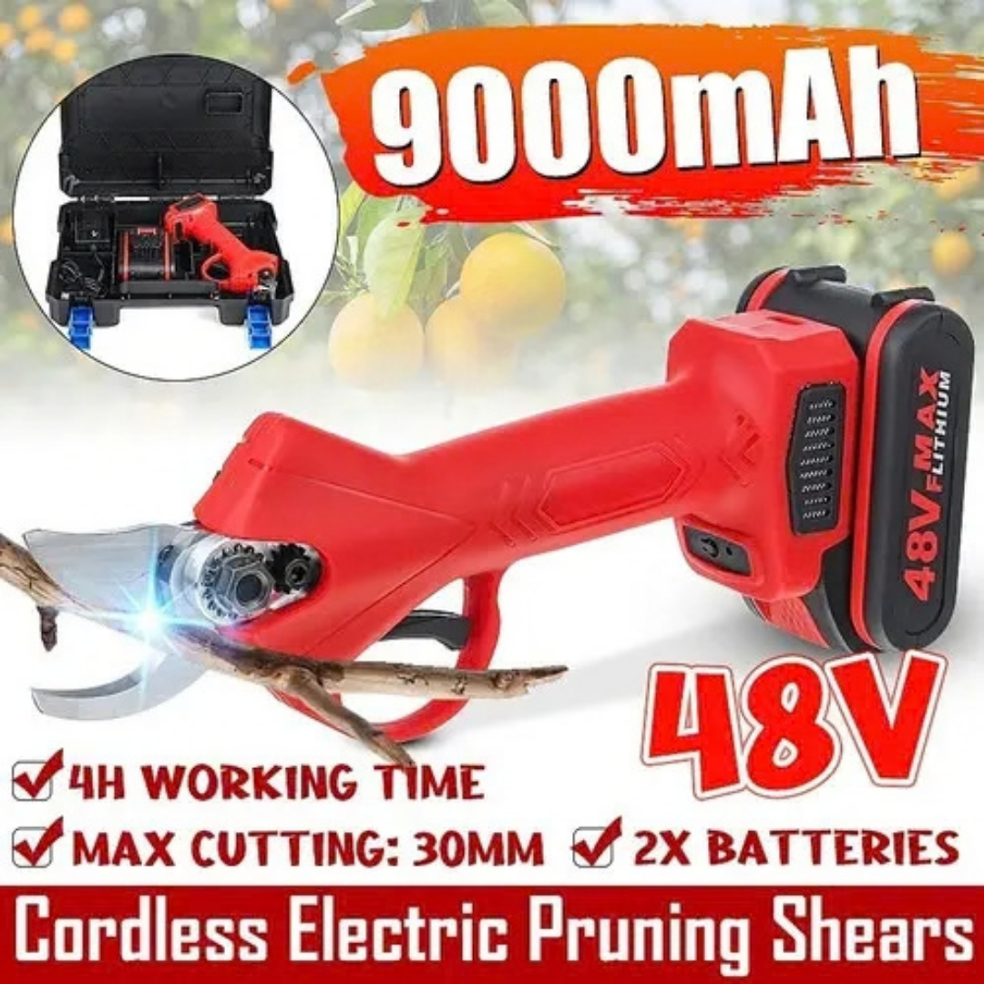TIJERAS ELÉCTRICAS PARA PODAR INALÁMBRICAS 48V 500W
