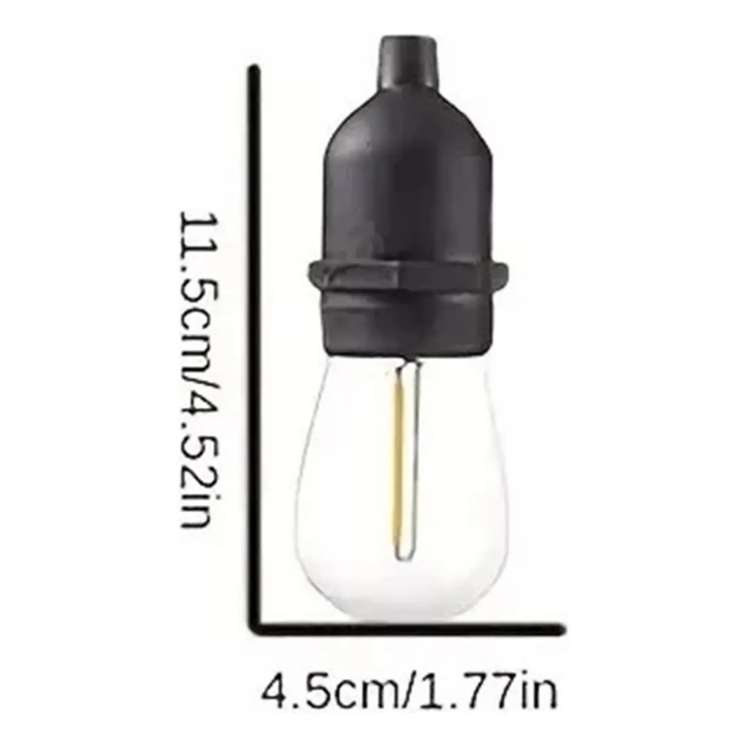 ✨GUIRNALDA SOLAR VINTAGE 10 LED - LUZ CÁLIDA EXTERIOR ☀️